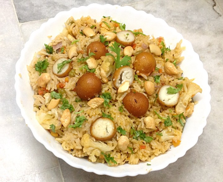 Veg Moti (Pearl) Pulao