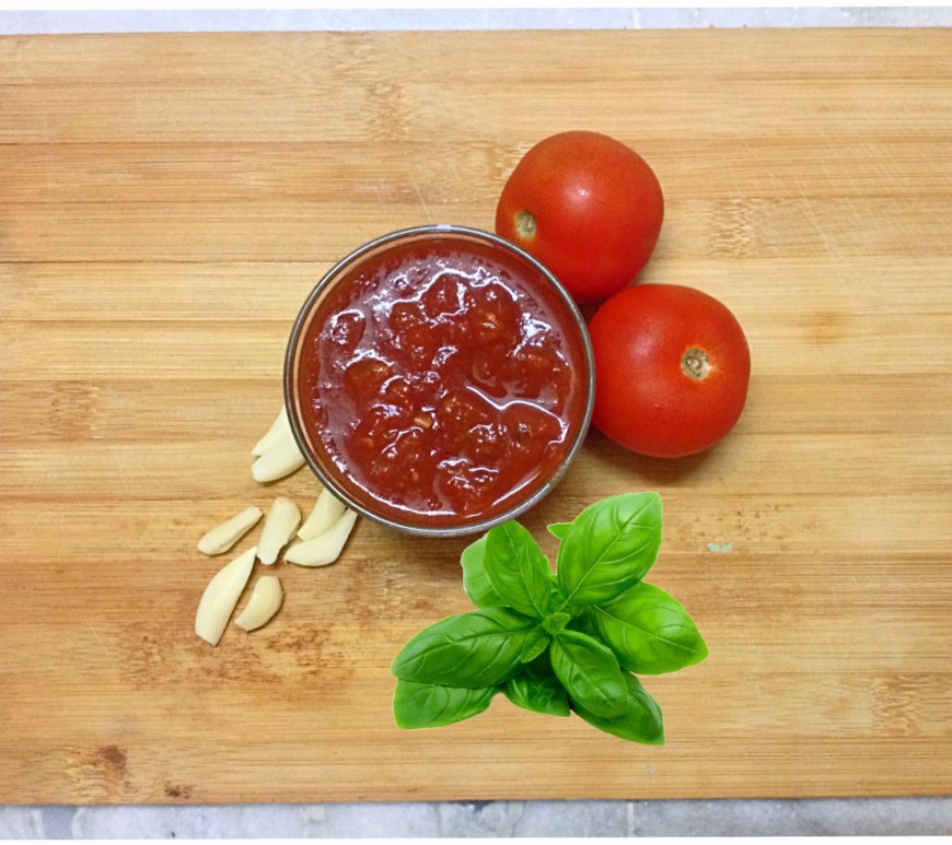 Italian Tomato Basil Sauce for Pizza & Pasta