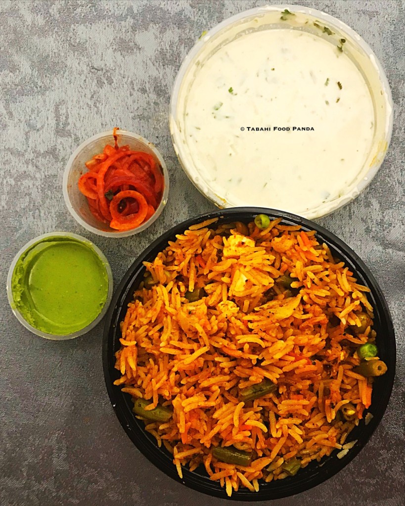 Hyderabadi Biryani with Burani- The Night Food Factory