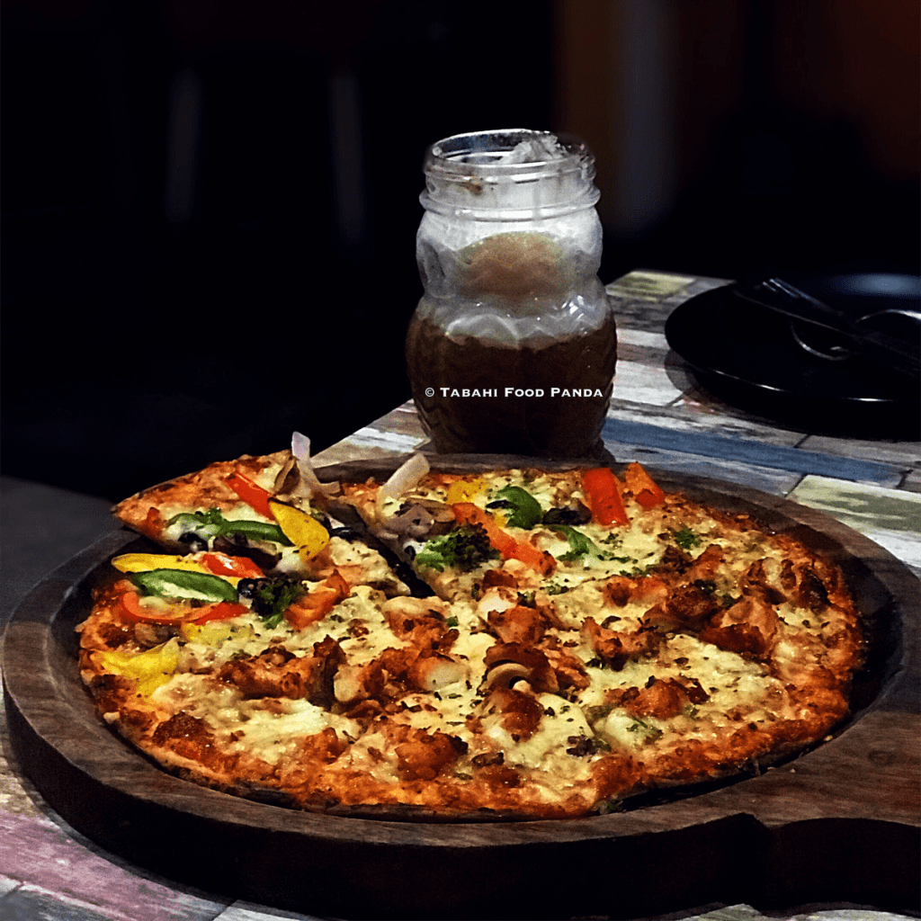 Vegetable Lovers Flaming Pizza