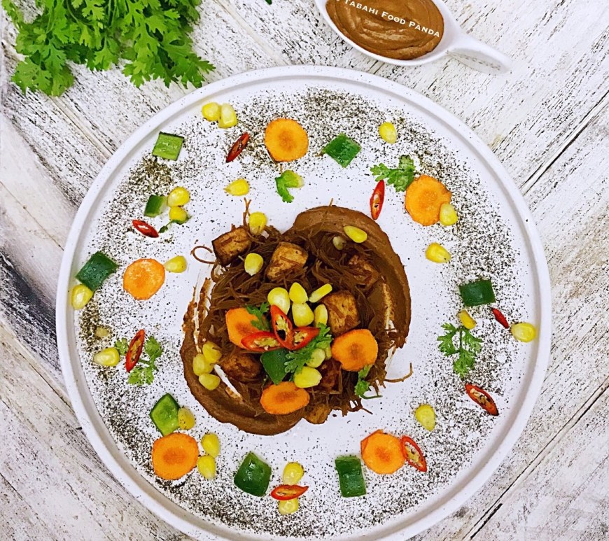Indonesian Gado Gado Rice Vermiceli