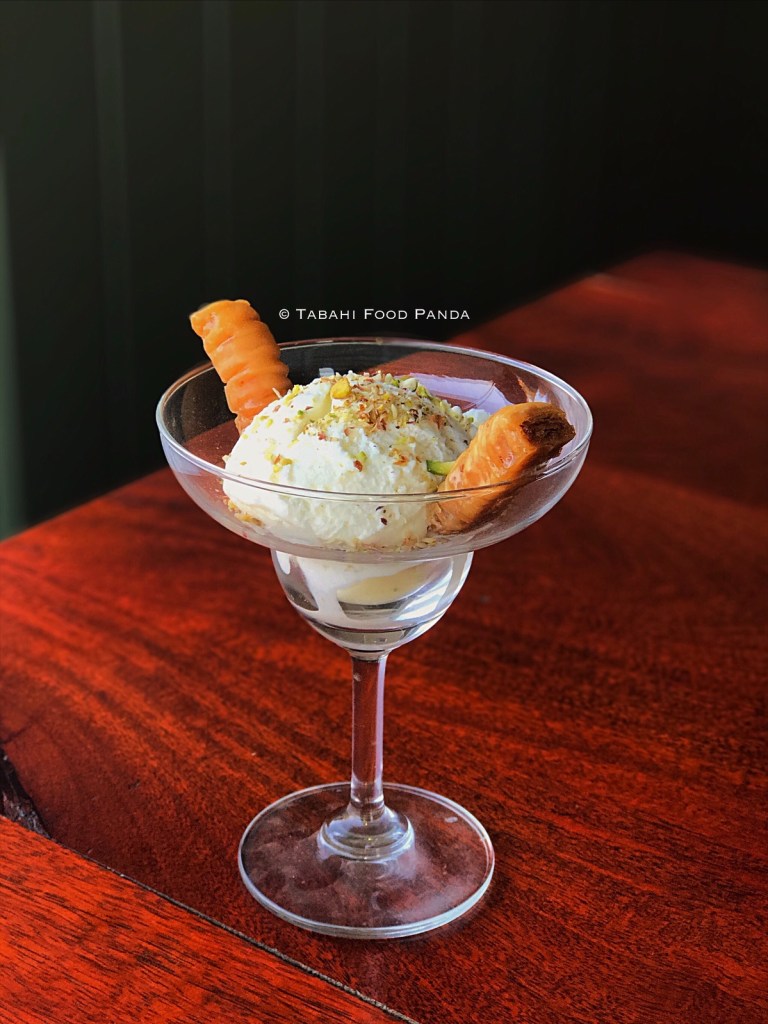 Baklava with Ice Cream