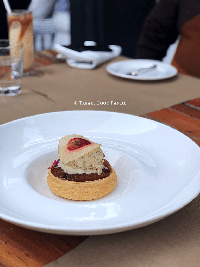 Caramelized Apple Tart - Olive Cafe & Bar, Chandigarh